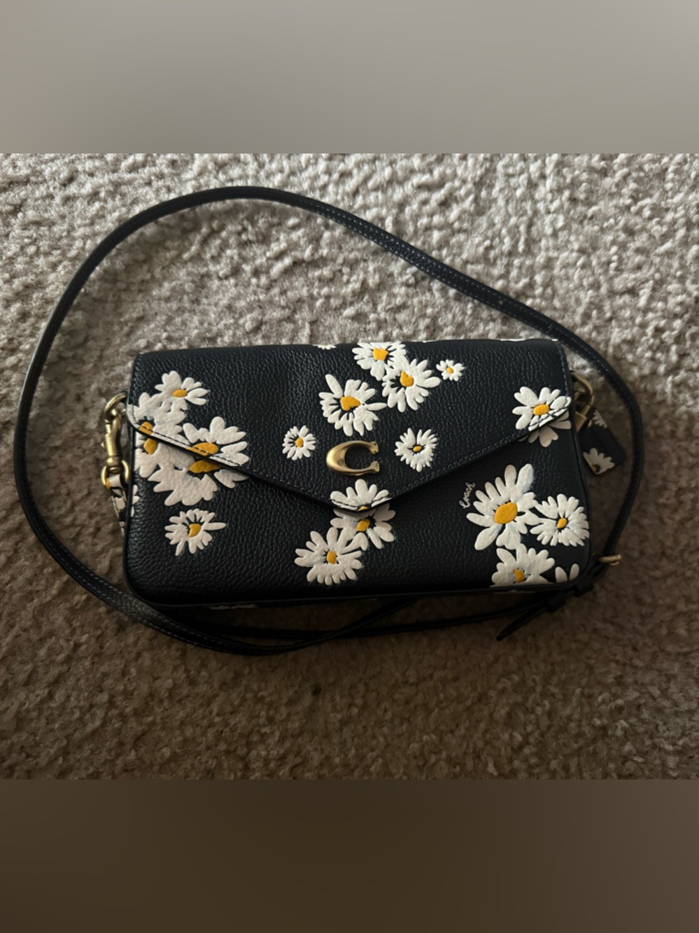Coach Wyn with clutch floral